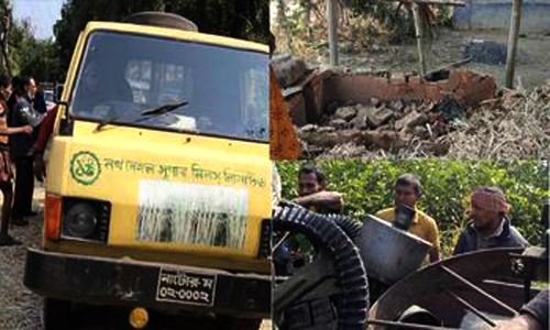 রাজশাহীর বাঘার দিঘা বাউসা সেন্টার বন্ধ হওয়ার পরে আঁখ মাড়াই বন্ধের অভিযান