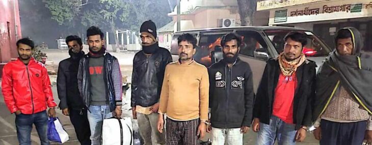 সান্তাহারে আট মাদকসেবির দণ্ড