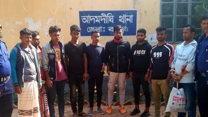 ইয়াবা ক্রয়-বিক্রয় ও গাঁজা সেবনকালে গ্রেপ্তার-৯