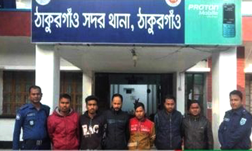 ঠাকুরগাঁওয়ে অপহরণের চেষ্টা আটক ৬ জন