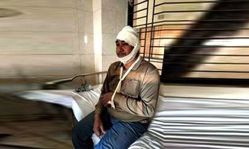 ঠাকুরগাঁওয়ে সাংবাদিক বিপ্লবের উপর হামলা বেধরক মারপিট