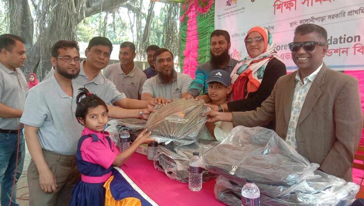 পঞ্চগড় তেঁতুলিয়ায় প্রান্তিক শিশুদের হাসি ফুটালো ফ্রেন্ডস ফরএভার ফাউন্ডেশন