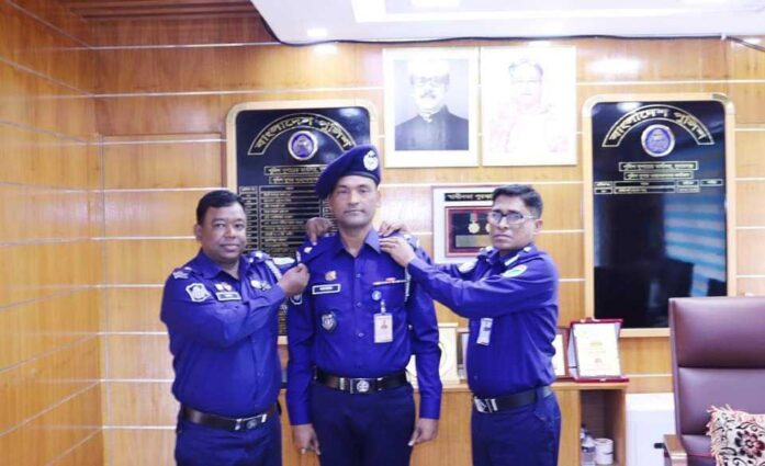 সুনামগঞ্জ জেলায় কর্মরত সাব-ইন্সপেক্টর (নিরস্ত্র)দুই পুলিশ সদস্য পরিদর্শক হিসেবে পদোন্নতি