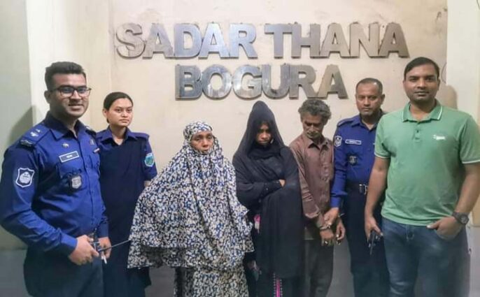 মোবাইল চোর সন্দেহ কুপিয়ে হত্যা মামলার দুই নারীসহ তিনজন গ্রেফতার