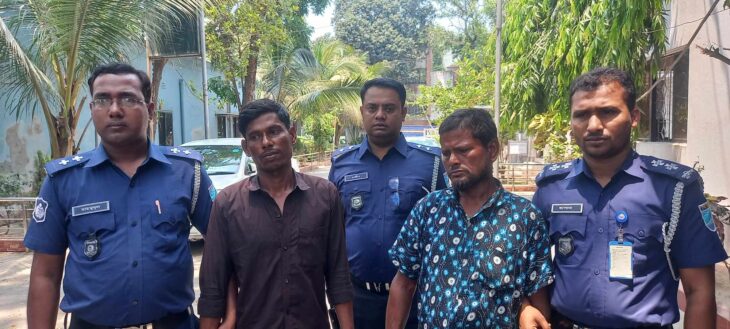 সন্তানকে অপহরণ করে স্ত্রীর কাছে ৫০ হাজার টাকা মুক্তিপণ,আটক ২