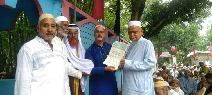 ঠাকুরগাঁও সালান্দর বড় ঈদ গাঁয়ের জমি শর্তবিহীন দান করলেন মুক্ত কলম পত্রিকার সম্পাদক ইঞ্জিনিয়ার হাসিনুর রহমান