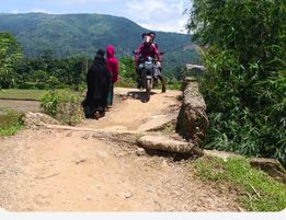 সুনামগঞ্জে কালভার্ট নয় যেন মরণ ফাঁদ তাহিরপুর উপজেলার ৪নং উত্তর বড়দল