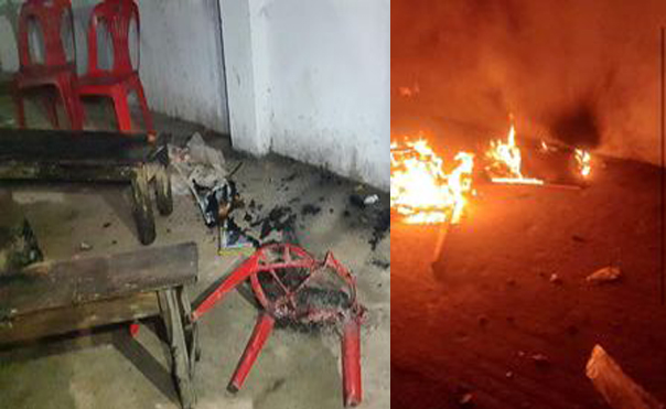 সান্তাহারে যুবদলের কার্যালয়ে ককটেল বিস্ফোরণ, অবিস্ফোরিত রয়েছে বেশ কিছু ককটেল