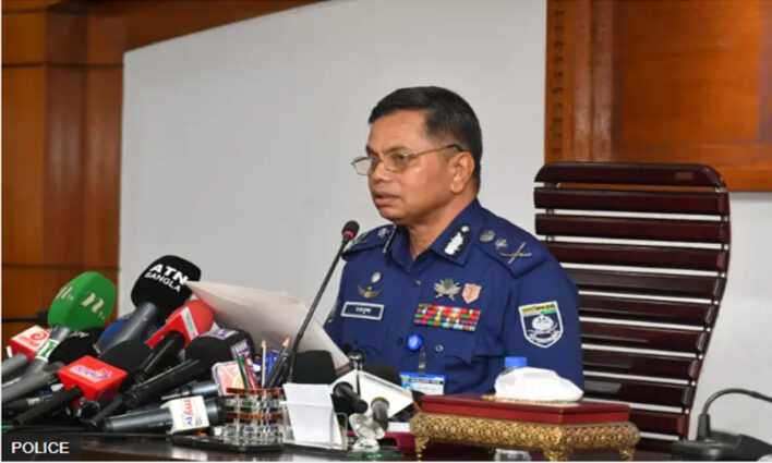 নতুন আইজিপির দুঃখ প্রকাশ আন্দোলনে পুলিশের ভূমিকার জন্য 