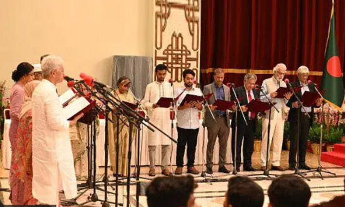 বাংলাদেশের নবনিযুক্ত অন্তর্বর্তী সরকারে কে কোন মন্ত্রণালয় পেয়েছেন