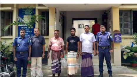 বগুড়ায় উপজেলা যুবলীগের সাধারণ সম্পাদকসহ গ্রেপ্তার ৪