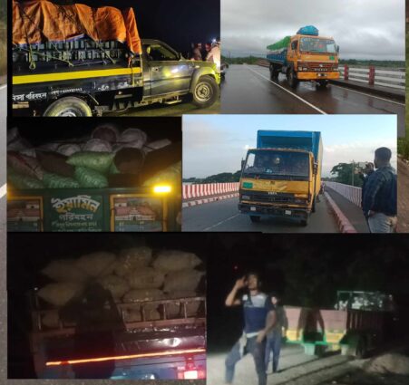 সুনামগঞ্জ বিশ্বম্ভরপুরে পুলিশ সহযোগিতায় শুরু হয়েছে ভারতীয় চোরাই ব্যবসা