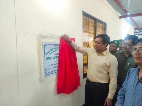 ডোমারে আনসার সদস্যদের আবাসন ভবনের শুভ উদ্বোধন