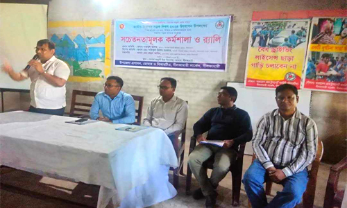 সড়ক দিবসের সচেতনতা মূলক কর্মশালা ও র‍্যালী ডোমারে অনুষ্ঠিত