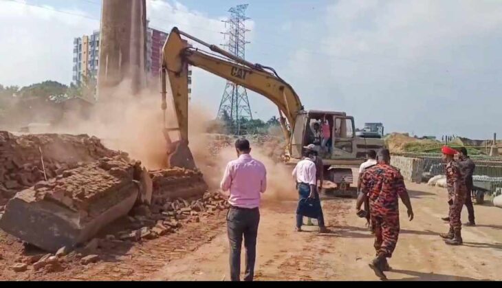 সাভারে অবৈধ দুটি ইট ভাটা বন্ধ ৫ লাখ টাকা জরিমানা 