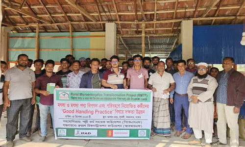 যশোর মনিরামপুরে মৎস্য ও বিপণন দক্ষতা উন্নয়ন বিষয়ক প্রশিক্ষন অনুষ্ঠিত হয়