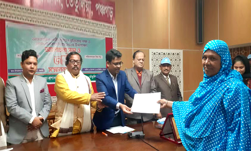 পঞ্চগড়ের তেঁতুলিয়ায় দুর্নীতি বিরোধী ও বেগম রোকেয়া দিবস পালিত