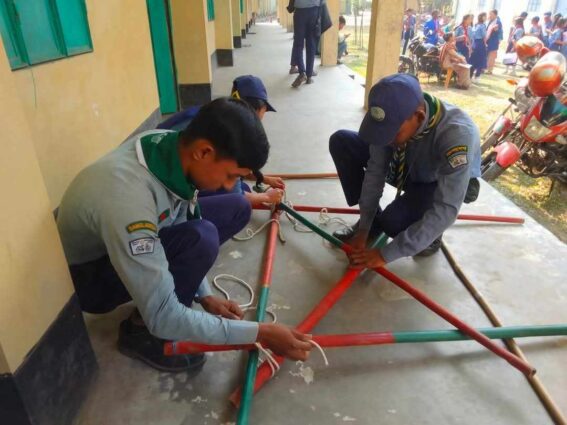 ডোমারে স্কাউট ও শাপলা কাব অ্যাওয়ার্ডের মূল্যায়ন পরীক্ষা অনুষ্ঠিত