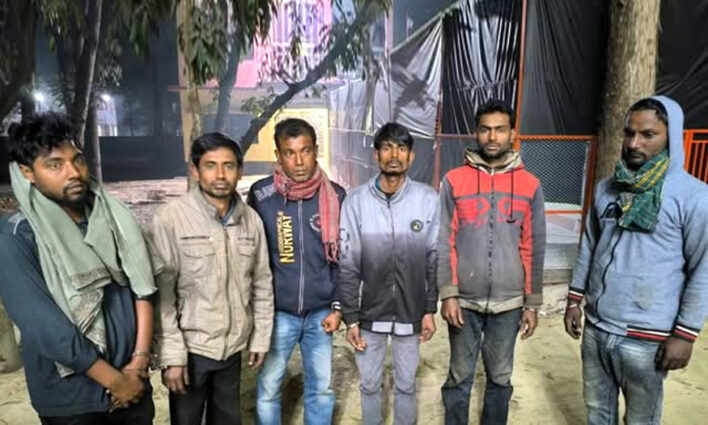 আদমদীঘিতে গাঁজা ও চোলাই মদ সেবনের অপরাধে ছয়জনের দন্ড