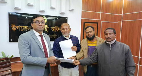 ডোমারে নিম্নমানের প্রিপেইড মিটার স্থাপন বন্ধের দাবীতে স্মারকলিপি প্রদান