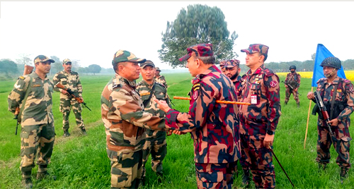 পতাকা বৈঠকে সিদ্ধান্ত অনুমতি ছাড়া সীমান্তে কাঁটাতারের বেড়া নির্মাণ নয়