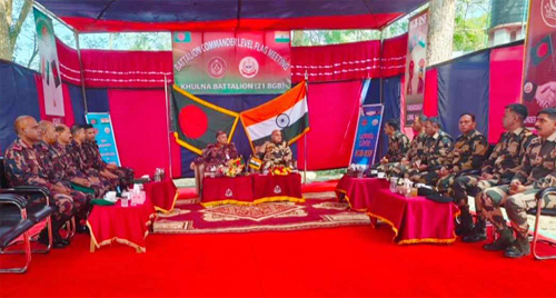 যশোরের বেনাপোলে বিজিবি-বিএসএফের পতাকা বৈঠক