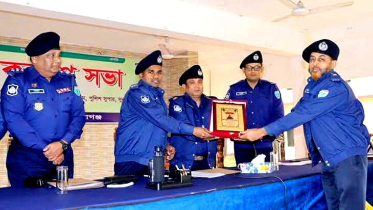 সুনামগঞ্জ পুলিশের মাসিক কল্যাণ ও অপরাধ পর্যালোচনা সভা অনুষ্ঠিত