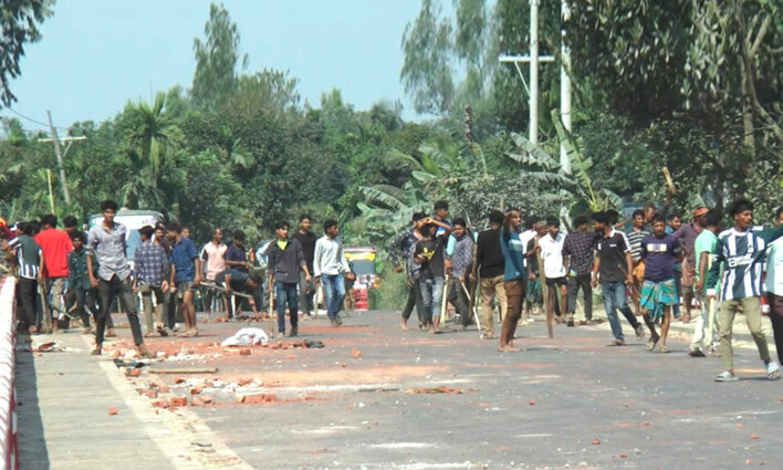 টাঙ্গাইলে দুই গ্রামবাসীর মধ্যে সংঘর্ষ, ১০ জন আহত