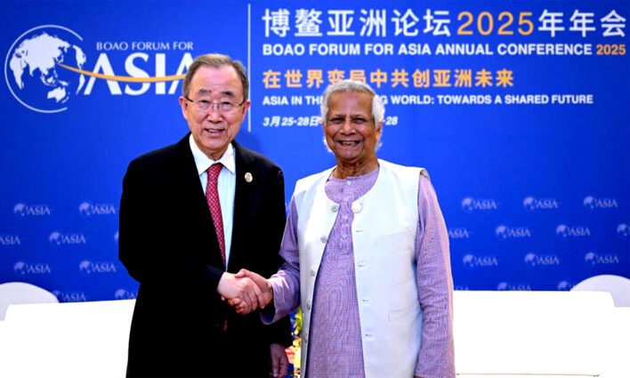 গণতন্ত্রের সুষ্ঠু উত্তরণে বান কি মুনের সমর্থন চেয়েছেন ড. ইউনূসের সাক্ষাতকার