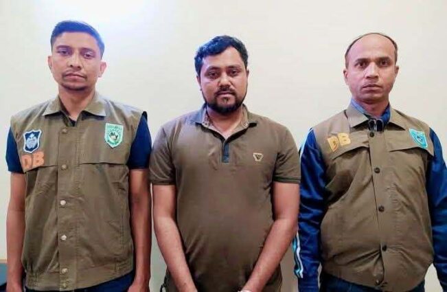 কুড়িগ্রামের ছাত্রলীগের সাধারণ সম্পাদক সাদ্দাম হোসেন নয়ন ৩ মামলায় গ্রেফতার