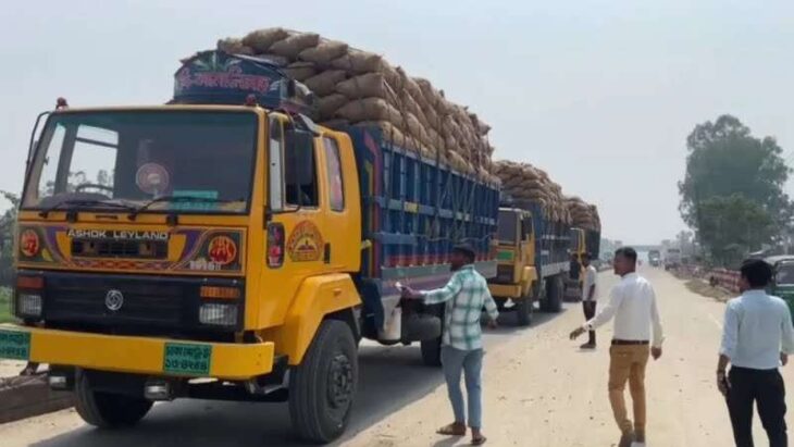 পঞ্চগড় দিয়ে নেপালে গেল আরো ২১০ টন আলু