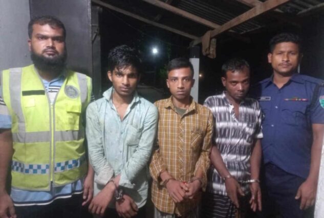 তাহিরপুরে ইয়াবাসহ তিন মাদক ব্যবসায়ী আটক