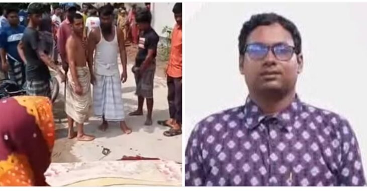 হরিপুরে সড়ক দুর্ঘটনায় প্রাণ হারালেন শিক্ষক শরিফ হাসান