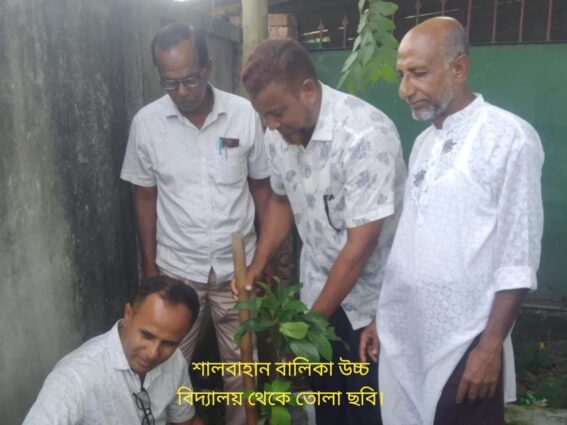 তেঁতুলিয়ায় জলবায়ু সচেতনতায় শিক্ষা প্রতিষ্ঠানে বৃক্ষরোপণ কর্মসূচি পালন