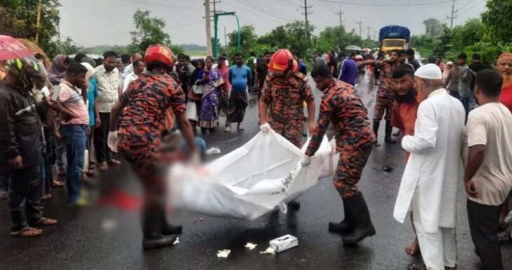 আদমদীঘিতে ট্রাকের ধাক্কায় মোটরসাইকেলের তিন আরোহী নিহত