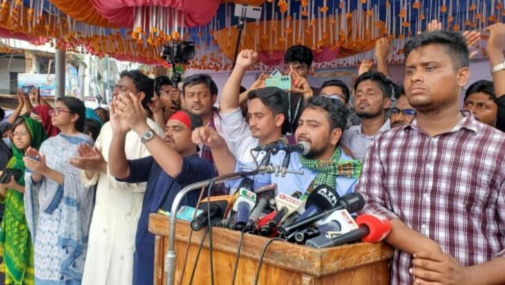 যারা জুলাইয়ের শহীদদের কথা সংবিধানে রাখতে চায়না, তারা মুজিববাদের নতুন পাহারাদার:নাহিদ