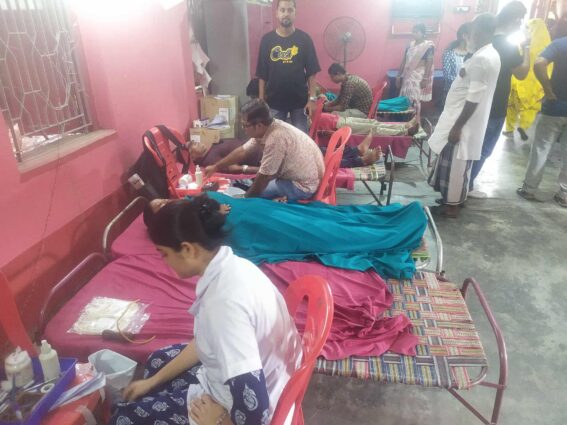২৪ পরগণা জেলায় জ্যোতিবসু স্বরণে রক্তদান কর্মসূচি উস্তি ব্লক সি পি আই এম এরিয়া কমিটির উদ্যোগে