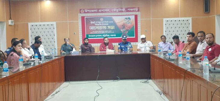 পঞ্চগড় তেঁতুলিয়ায় জুলাই গণঅভ্যুত্থান দিবসে আলোচনা সভা