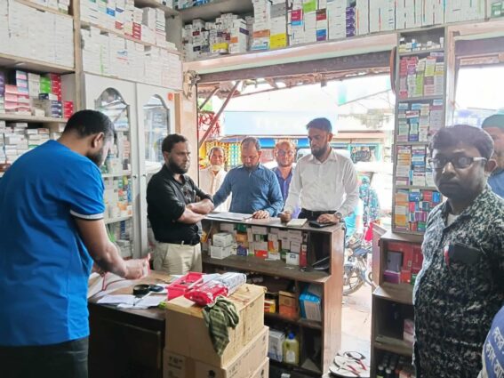 মোবাইল কোর্টে অভিযানে ৩৮ হাজার টাকা জরিমানা আদায়