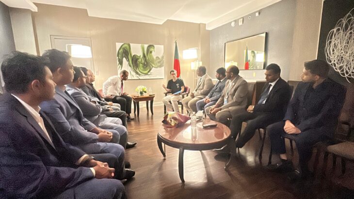 যুক্তরাষ্ট্রে বিএটিসির বিনিয়োগ বোর্ডের চেয়ারম‍্যান আশিক চৌধুরীর সাথে মতবিনিময়