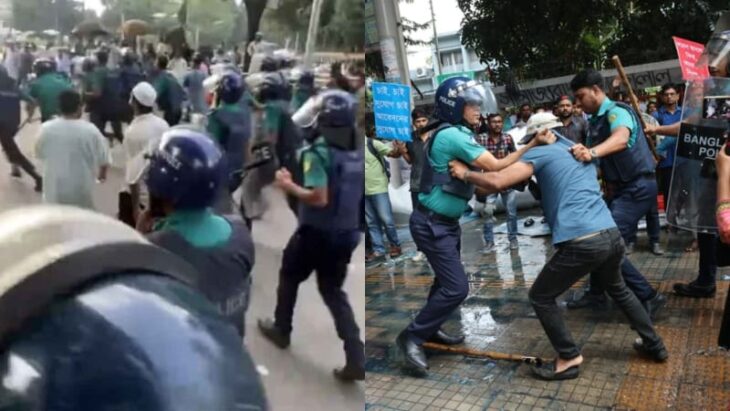 শিক্ষকদের ওপর পুলিশের লাঠি পেটায় বাংলাদেশ গণমুক্তি পার্টির তীব্র নিন্দা ও প্রতিবাদ