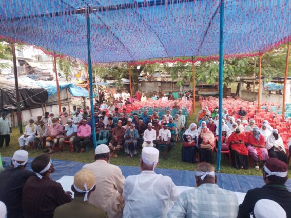 দিনাজপুরের পার্বতীপুরে জাকের পার্টি জনসভা অনুষ্ঠিত