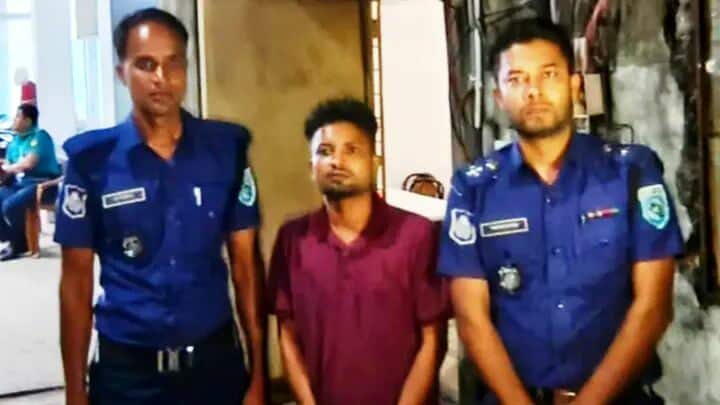 র‍্যাব ও পুলিশের হাতে ঘোড়াঘাটের যাবজ্জীবন সাজাপ্রাপ্ত পলাতক আসামি সাগর দাস আটক
