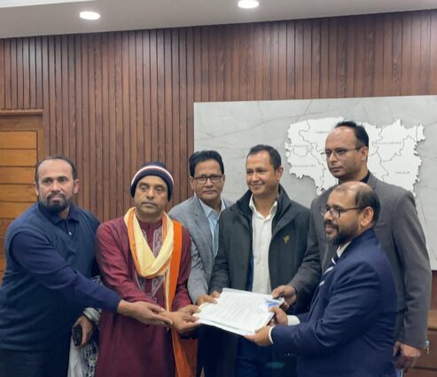 সুনামগঞ্জ–১ আসনে বিএনপির দুই প্রার্থীর মনোনয়ন দাখিল।