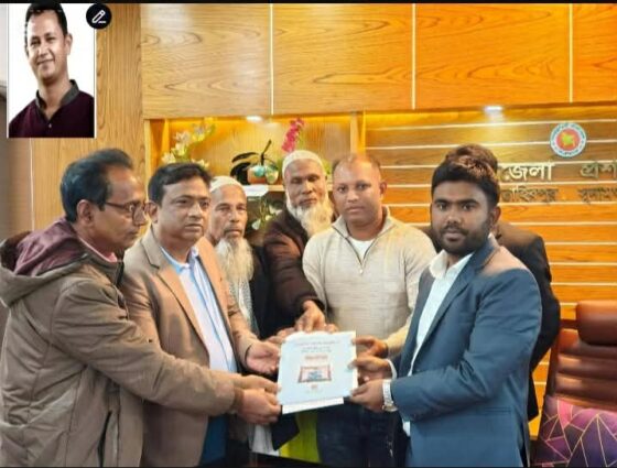 সুনামগঞ্জে মনোনয়ন বঞ্চনার প্রতিবাদে কামরুলের পক্ষে মনোনয়নপত্র দাখিল।