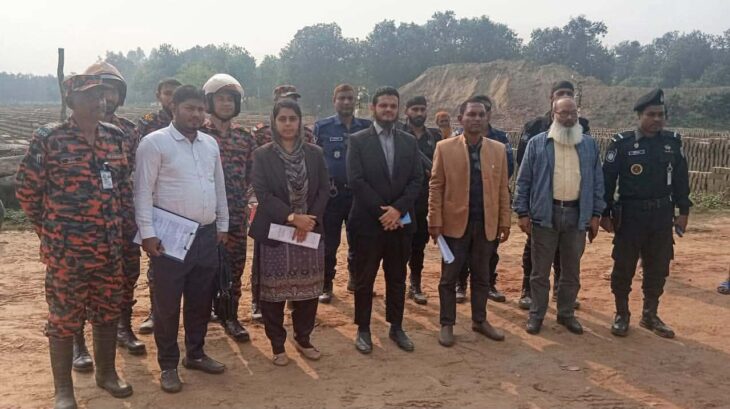 দিনাজপুর নবাবগঞ্জে ইটভাটার বিরুদ্ধে মোবাইল কোড পরিচালনা।