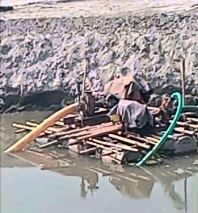 কুড়িগ্রামে তিস্তা নদীর তীর সংরক্ষণ প্রকল্পের আড়ালে অবৈধ বালু বাণিজ্যের অভিযোগ।