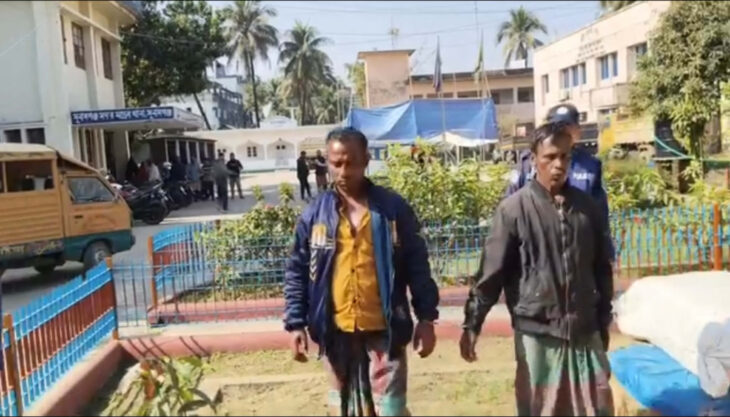 সুনামগঞ্জ সদর থানা পুলিশের অভিযানে বিপুল পরিমান ভারতীয় পন্যসহ ২ জন আটক।