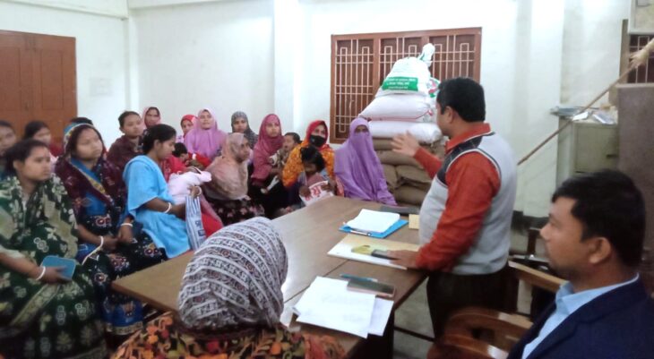 দিনাজপুরে মা ও শিশু সহায়তায় ভাতা-ভোগীদের প্রশিক্ষণ শুরু।