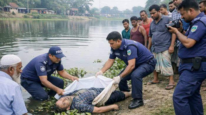 বগুড়ার আদমদীঘিতে পুকুরে মিলল ভাসমান মরদেহ।
